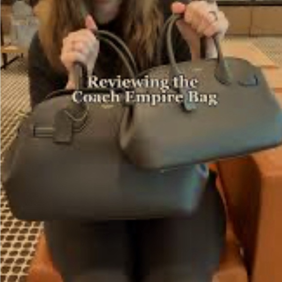 New Coach Black Empire 40 w/Angel Heart organizer - Picture 3 of 4